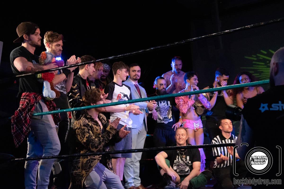 ElNino_Wrestler's tweet photo. Awesome final show for @PW_Clash yesterday!

Was so great to have such a fantastic promotion based in my own home town, and sign off in style with a sold out crowd for an amazing show! 

Thank you Borehamwood.
Thank you Pro Wrestling Clash.

Photo Credit📷: @BigBackBodyDrop https://t.co/oj5CQvPQUr