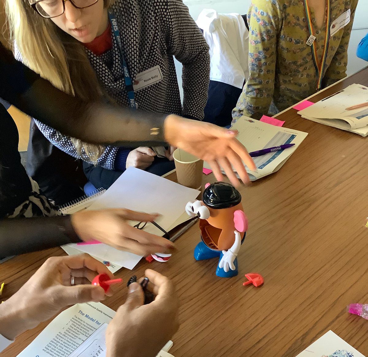 Great to join such enthusiastic colleagues from across our health and care system at Croydon Quality Improvement training. Mr Potato Head always a winner - think we smashed the record! Go #TeamCroydon. Thanks @CroydonQI for organising!