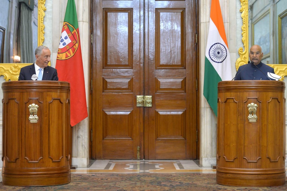 IndiaDST's tweet image. An India-Portugal 4 mn Euro Jt Research Fund is established thr signing of MoU between @IndiaDST &amp;amp; Foundation for S&amp;amp;T (FCT) of Portuguese Republic. The Portugal will be partner in #TechnologySummit 2020 #DataScience :Towards Sustainable Future: Water, Energy, Heath &amp;amp; Biodiversity