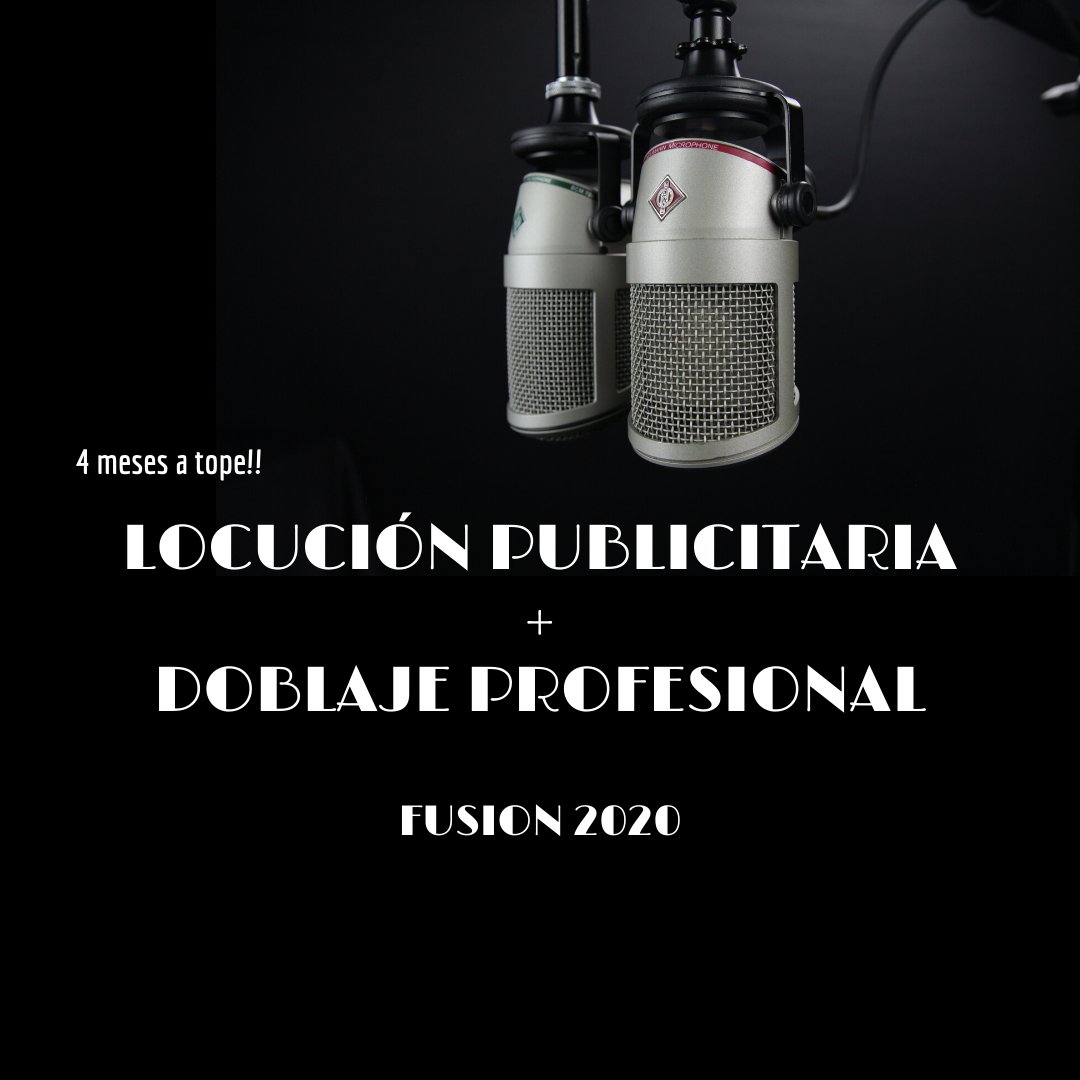 aula_radio's tweet photo. Cursos de 4 meses!! Empezamos en Abril 🤗 apúntate a esta Masterclass y aprende de los mejores 😉 https://t.co/NixGsvdWpb