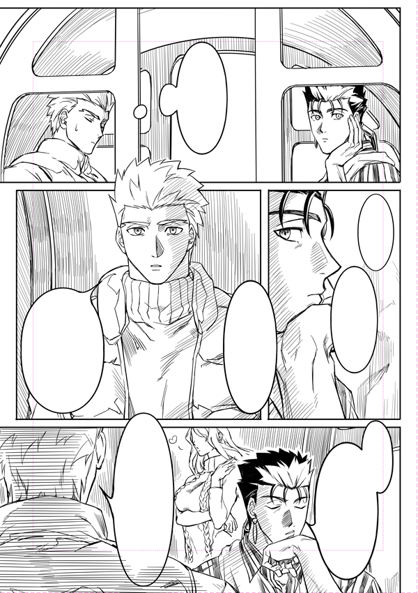 無配こんな感じの8ページ漫画の予定です
色置きたいけど無理かなぁ… 