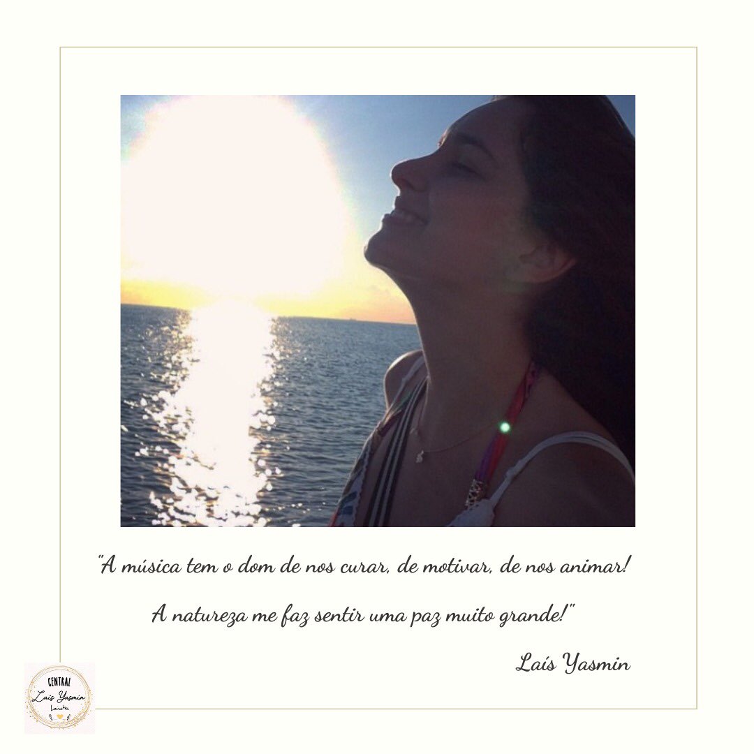 E para começarmos bem a semana, vai aí um "Pensamento do Dia" da nossa querida Laís Yasmin.@laisyasminreal #laisyasmin #singer #pensamentododia #filosofia #centrallaisyasmin #laisetes
