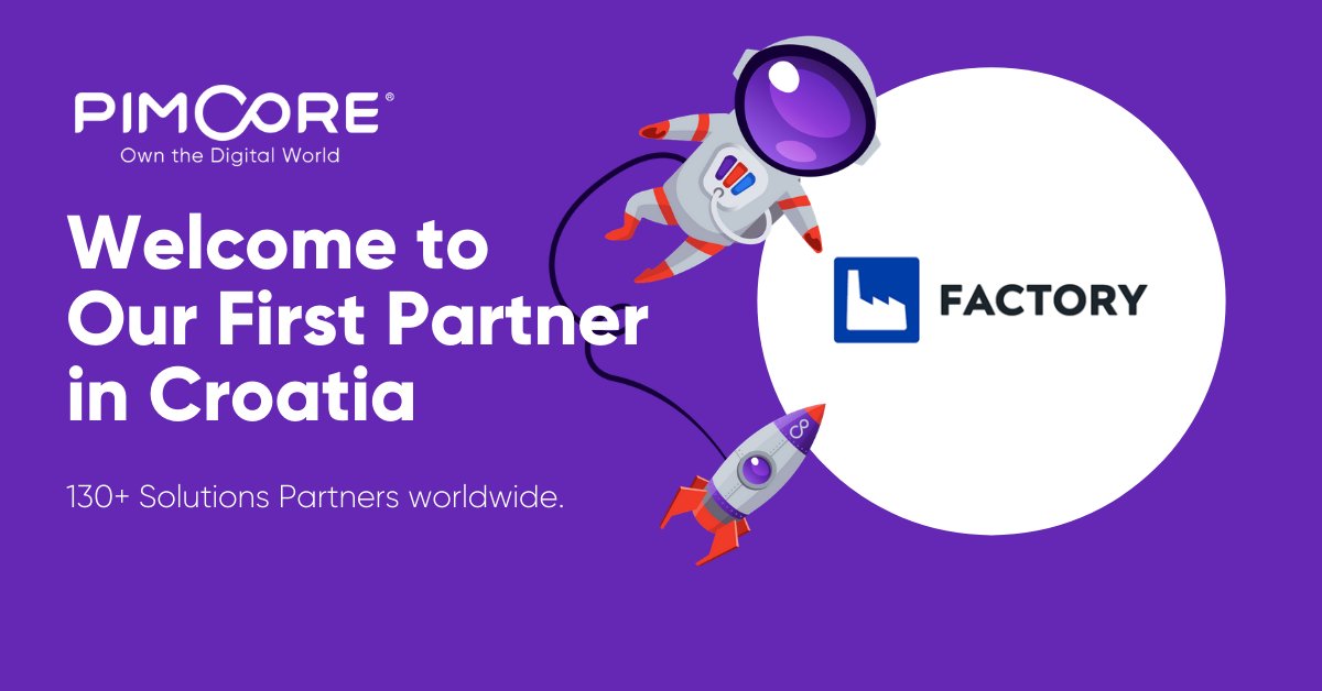pimcore's tweet image. We welcome @factory_hr from Croatia as our first partner. Factory is a leading #digitalagency based in Croatia with more than 7 years of experience in web and mobile application development. Know more. j.mp/2vGTTdk #PimcorePartner