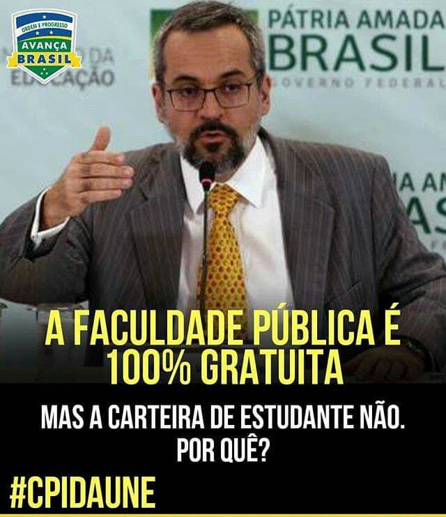 andrermendonca's tweet photo. Vamos lá #CPIdaUNE
O Nhonhô Botafogo trabalha contra os estudantes e está dando milhões para os comunistas! https://t.co/8nq3qKQcQi
