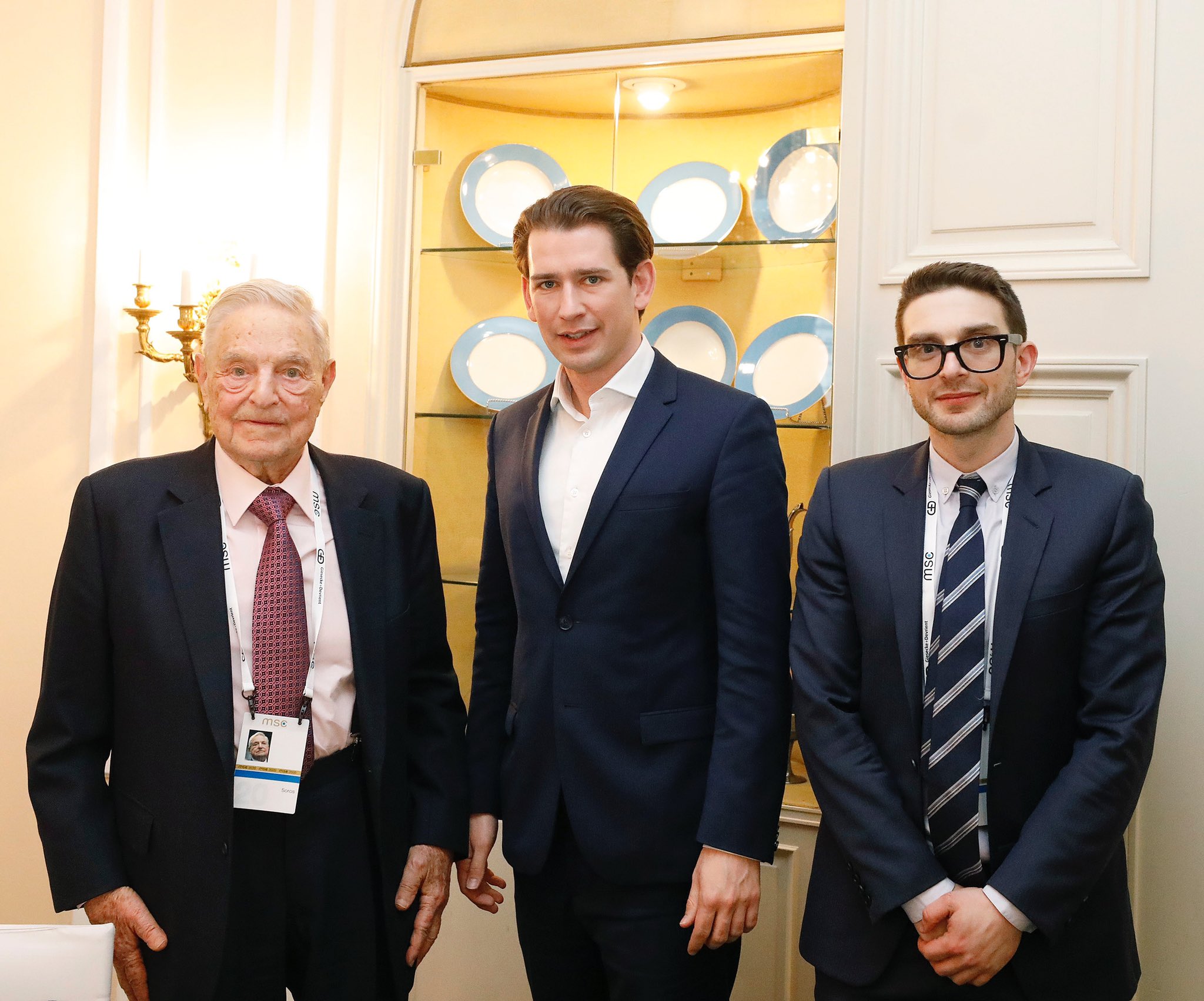 Alexander Soros, PhD on Twitter: "Great for my father and I too visit Austrian Chancellor @SebastianKurz in #Munich to discuss the future of the @ceu in #Austria and the importance of a