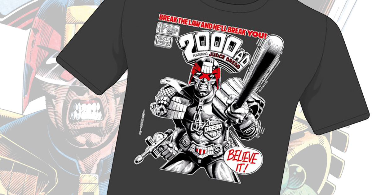 2000ad t shirt