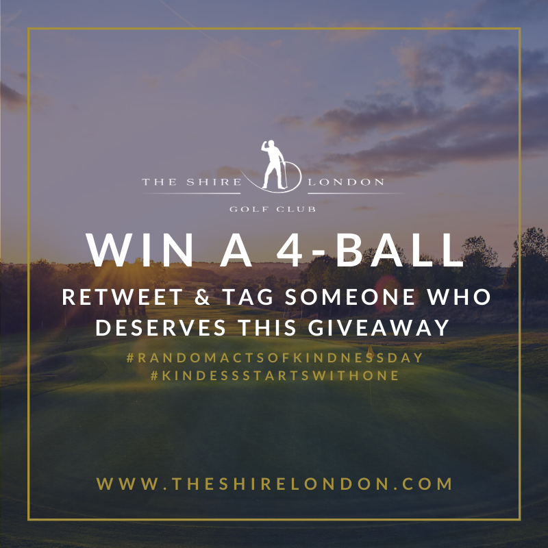 theshirelondon's tweet photo. Today is #RandomActsOfKindnessDay, therefore we would like to give one lucky winner a 4-ball voucher!
All you have to do is retweet this post & tag someone who you think deserves to win!
Competition ends Tuesday 18th February at 12pm #HappyTagging #TheShireLondon https://t.co/3bbn37ugFt