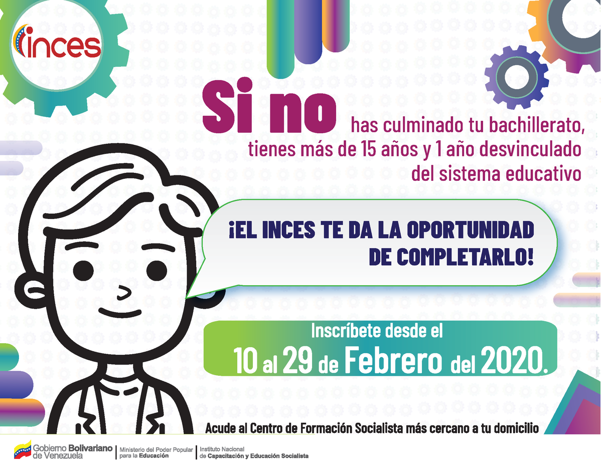 Incesmonagas's tweet photo. El @Incesocialista  es parte de tu formación académica. https://t.co/VKMc15eAQW