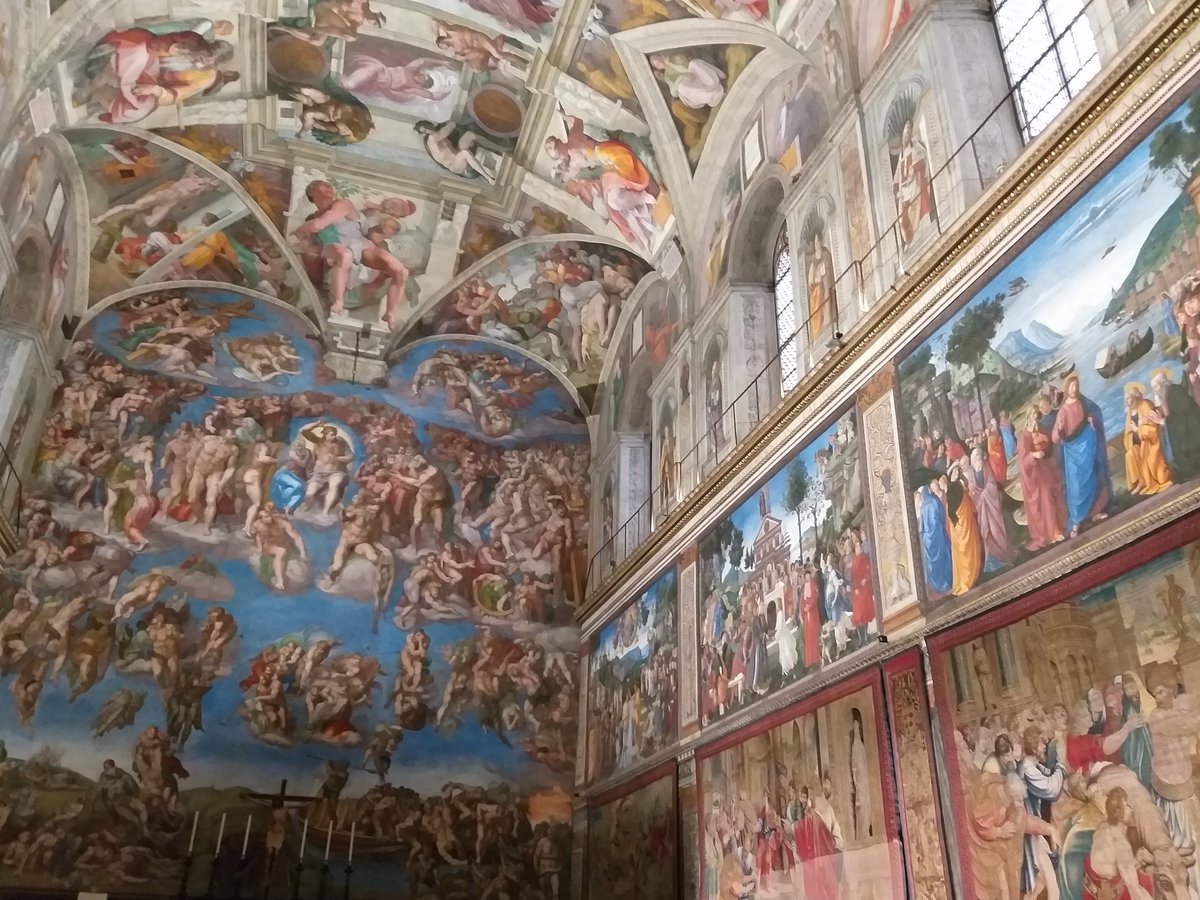 E' un' emozione indescrivibile ammirare gli arazzi eseguiti su cartoni di #Raffaello esposti eccezionalmente alla #CappellaSistina. Nel mio servizio <a href="/TgrRaiLazio/">Tgr Rai Lazio</a> ore 14
<a href="/TgrRai/">Tgr Rai</a> <a href="/casarinale58/">Alessandro Casarin</a> <a href="/MuseiVaticani/">Musei Vaticani</a>