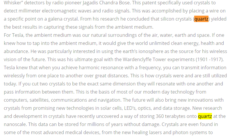 Even down to the use of quartz crystals (the sandstone of the Pyramid are mostly quartz)Couple this with the fact that the pyramid's chambers have recently been shown to amplify energy, andoh boy......Somebody(who died 1000's of years ago)'s got some MAFUQIN SPLANNIN TO DO