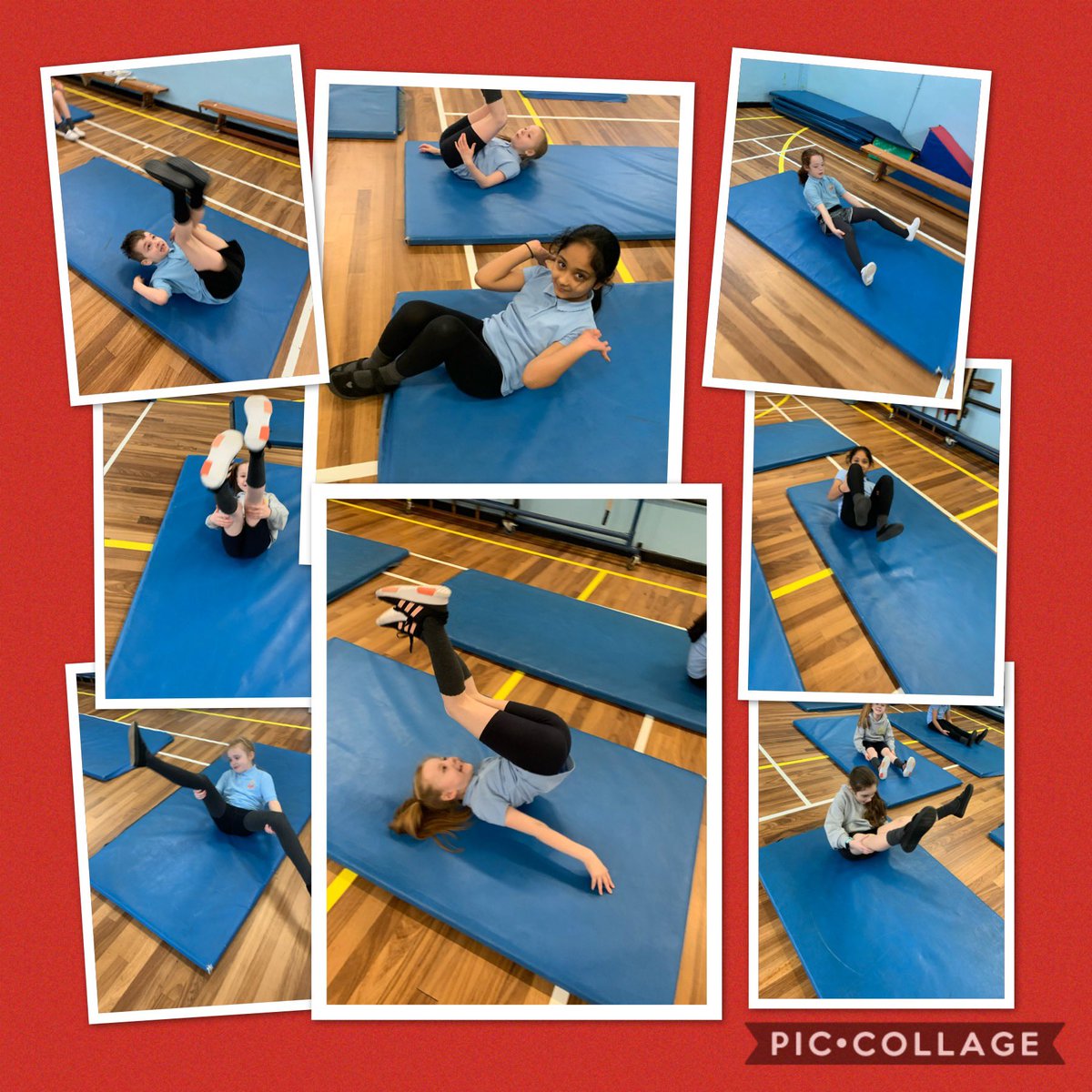 OLRprimary's tweet photo. P4a were learning to roll in different ways in gym today! #KeepRollingRollingRolling #gymnastics https://t.co/GEWppGrrUX