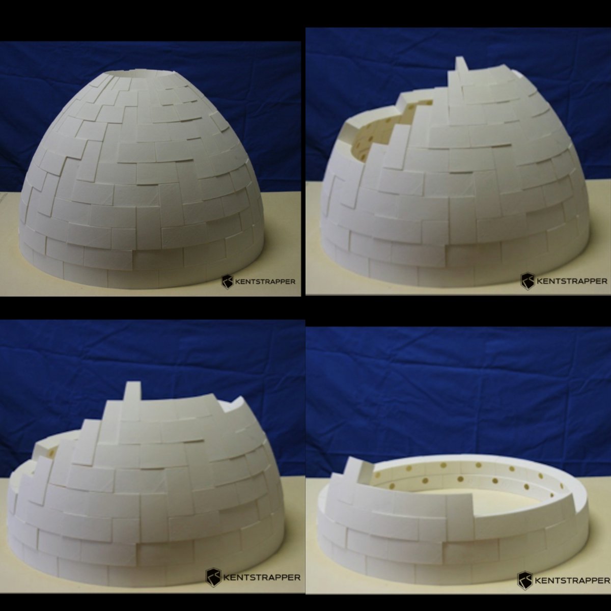 kentstrapper's tweet image. Modello #3d della Cupola del Duomo di Firenze &quot;muratura a spina di pesce in una cupola circolare”, tecnica utilizza da F. Brunelleschi per @UNI_FIRENZE 
Studio sull&apos;uso della stampa 3D per la diffusione di contenuti culturali.

#kentstrapper #ricerca #studio #3dprinter