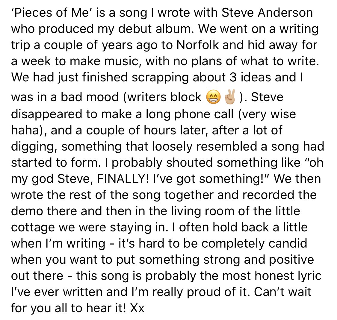 HarrietsMusic's tweet image. Right! Here goes - Piano Sessions+ bonus demo tracks, one by one 🎶📀... 
#PiecesofMe @MrSteveAnderson