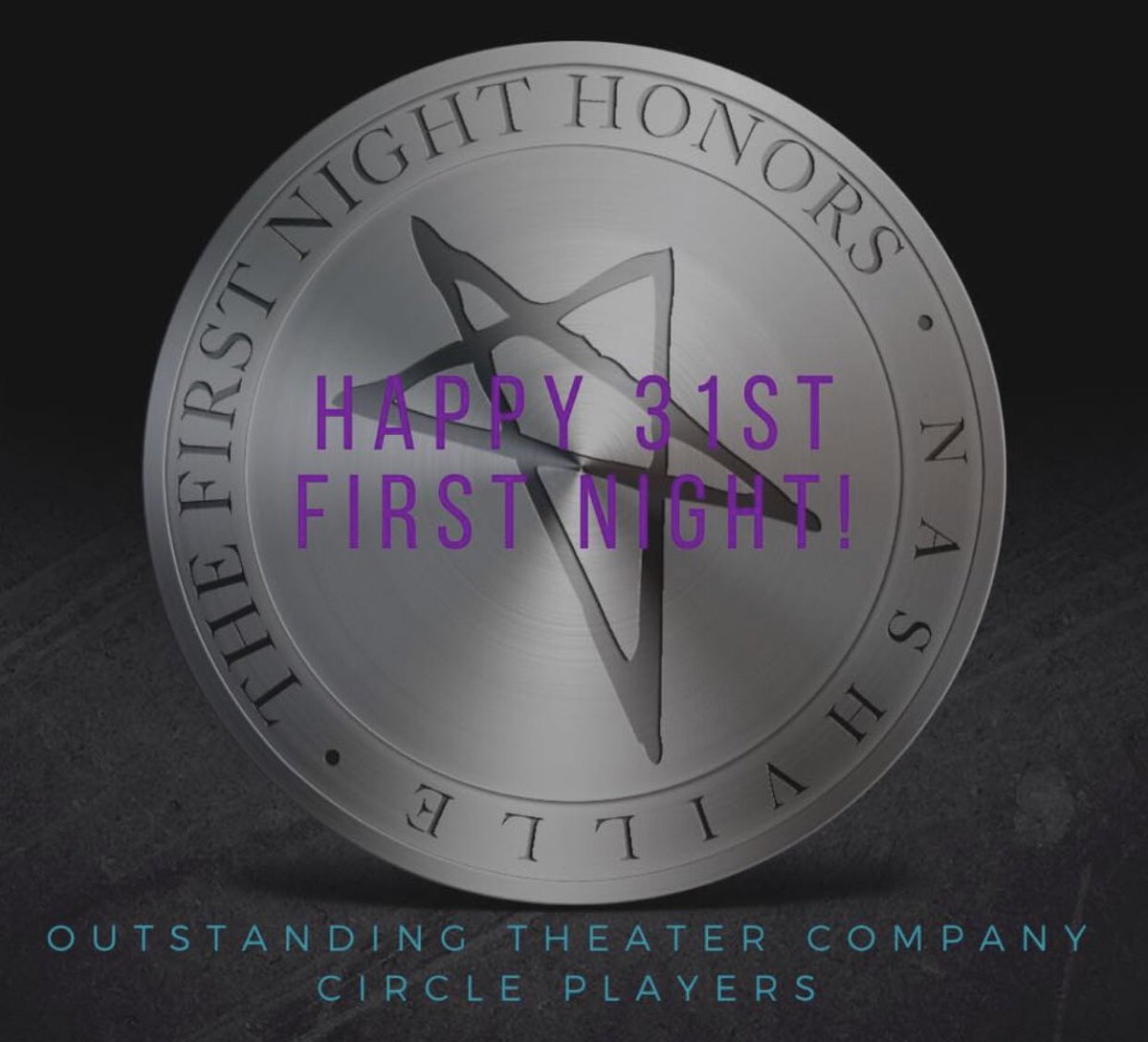Thank you Jef Ellis for this honor! We are so grateful to all of our volunteers, patrons, and board members who have made our 70 seasons possible! We look forward to continuing to put on quality shows into the future! #circleplayers #TheFirstNightHonors #Grateful