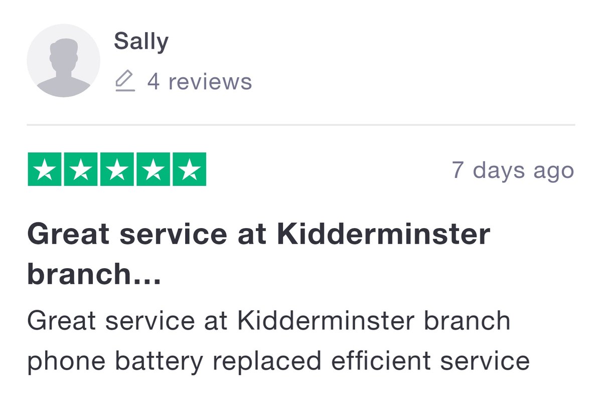 LtdTimpson's tweet photo. Nice when you get made aware of a few nice reviews you hadn't seen. #timpson #kidderminster #customerservice #feedback #honestyovermoney https://t.co/98Qqm0wcgo