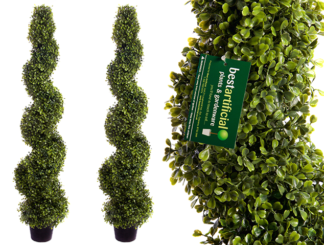 bestartificial's tweet photo. Ebay Offer! 2 of our 4ft Boxwood Spiral Trees. Normally £149.99. Now £129.99! https://t.co/2ROaOTMsOy https://t.co/OHfil0L2z9