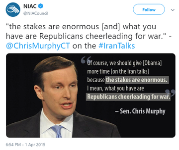 2)“Murphy is a frequent speaker at the National Iranian American Council, a lobbying group with alleged links to the Islamic Republic of Iran.”He also criticized the killing of Soleimani, the world's most notorious terrorist, who also killed more than 600 US soldiers in Iraq.