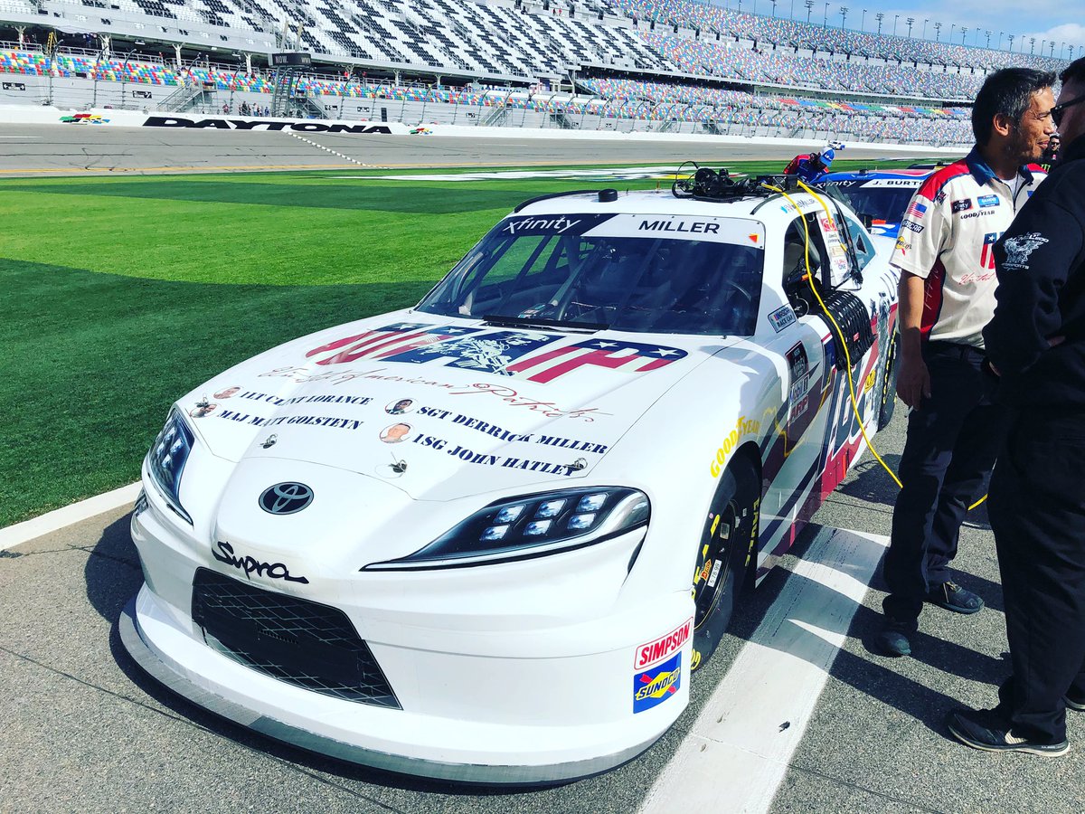 Getting ready to qualify the No.78 <a href="/UAPatriots/">United American Patriots (UAP, Inc.)</a> Camry here at @DISupdates #nascar #Daytona #Racing