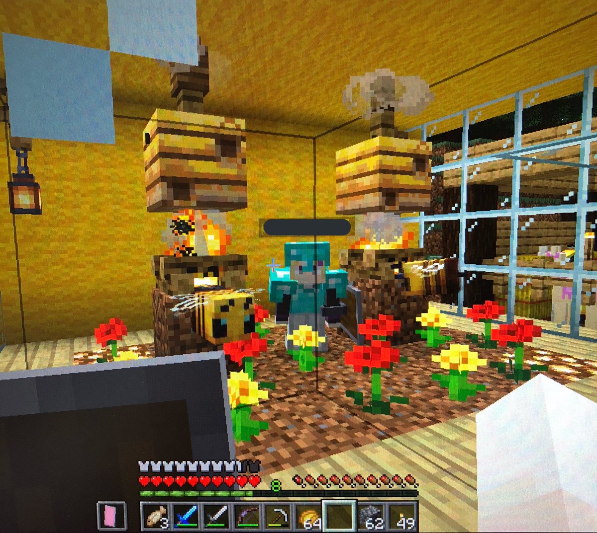 ট ইট র まみむ マイクラ日記 ぴぴさんが蜂を連れてきてくれて 蜂小屋を作ってたので 黄色の羊毛刈りだけお手伝いしました 蜂可愛くて 時間があったら見に行っちゃいました あとは 拠点を広げたくてひたすら整地をしてました キツネとかパンダとかも ট ইট র まみむ マイクラ日記 ぴぴさんが蜂を連れてきてくれて 蜂小屋を作ってたので 黄色の羊毛刈りだけお手伝いしました 蜂可愛くて 時間があったら見に行っちゃいました あとは 拠点を広げたくてひたすら整地をしてました キツネとかパンダとかも