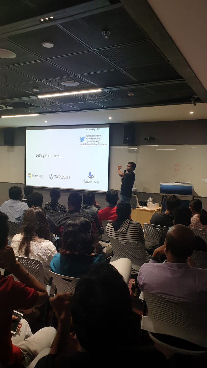 kamleshrao's tweet image. Lets get started......  Welcome Note by @sharepointnerd at #GPPBootcampBLR #GPPB2020 #Bengaluru #GlobalPowerPlatformBootcamp