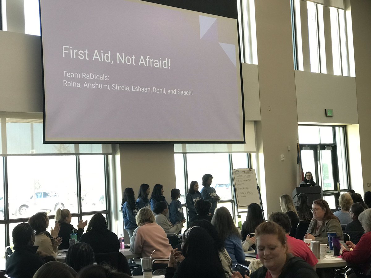teamraDIcals__'s tweet photo. We loved presenting at the @FortBendISD nurses meeting! A big thank you to @FBISD_HealthPE and @FBISD_SHAC for all the support they have given us with our service learning project for @IDODI!! https://t.co/0iLbYcO84r