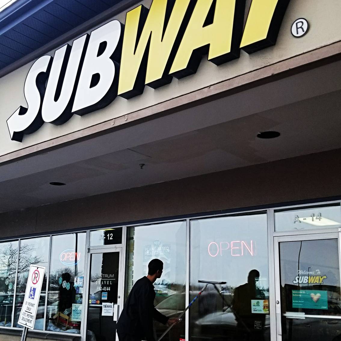 Our wonderful Subway client at Kanata Centrum! Grab a sandwich when you pass by!