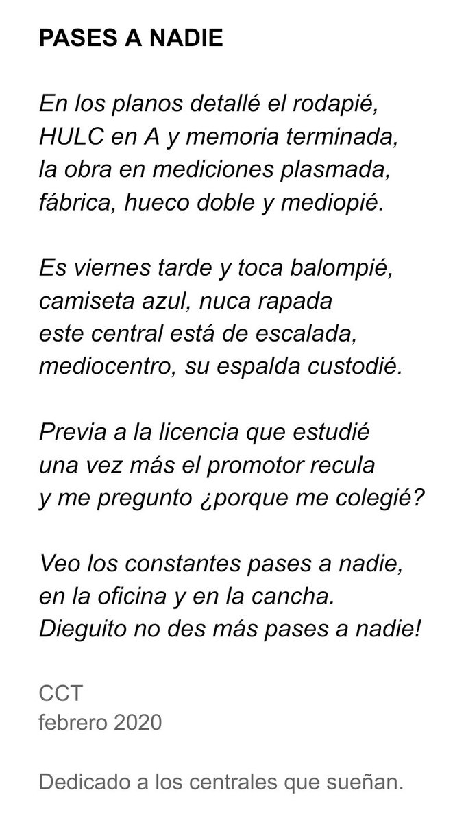 aacf_cante's tweet photo. Los frutos de un viernes más entrenamiento.
Sonetos para mejorar el juego.
#futbol #Arquitectura #poesia https://t.co/peD42aTXdw
