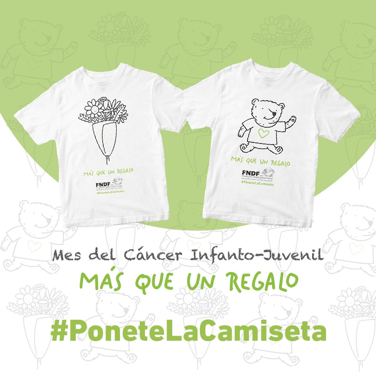 En #Argentina cada año aprox 1500 familias se enteran de que su hij@ tiene cáncer. Con diagnóstico temprano y tratamiento, el 70% puede curarse. En el Mes del Cáncer Infanto-Juvenil entrá a ponetelacamiseta.org y sumá tu apoyo #DiaInternacionalDelCancerInfantil