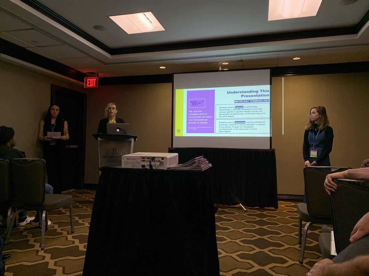 Hearing from the Bi+ Youth Report #timetothrive2020. <a href="/thefayth/">Faith Cheltenham</a>, grateful Bi+ makes space for all of us who love beyond gender.