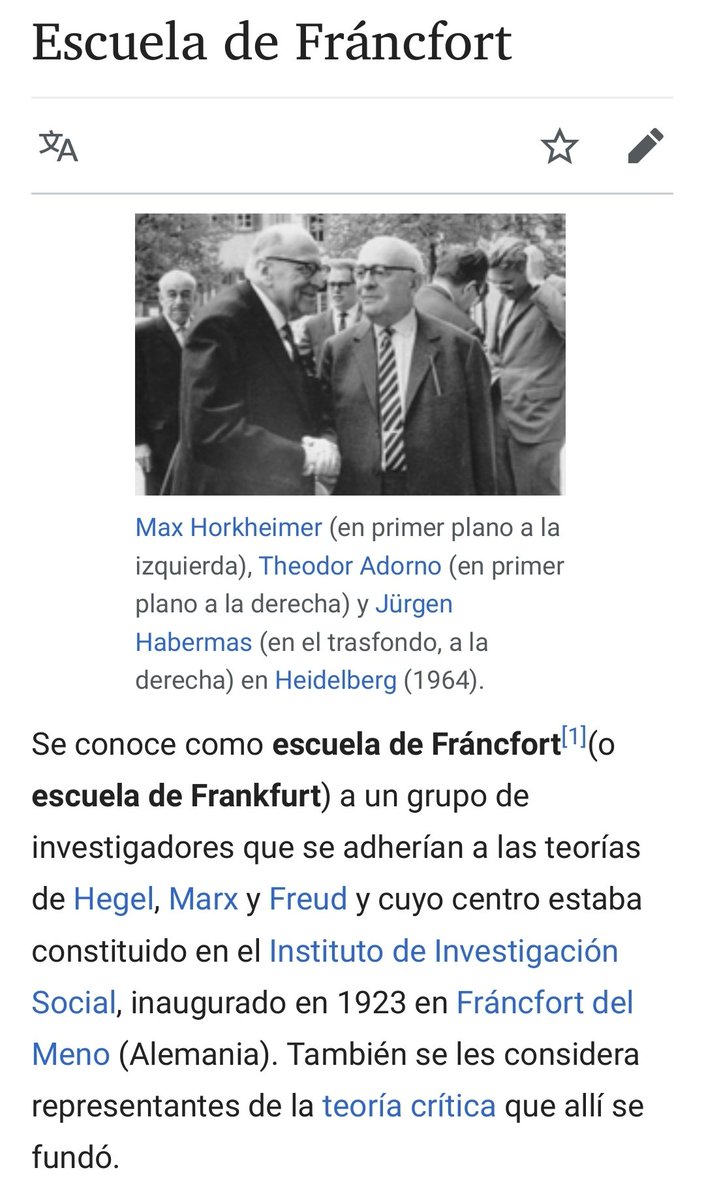 ATOPOLO's tweet photo. @lavvelenato2 @ML_2_0 @Martalolailo @AdelanteAND Correcto! Es el derivado de la Escuela de Frankfurt. Si la gente se documentase más y balase menos otro gallo nos cantaría en vez d tanta oveja balando... https://t.co/MMA8V4tYnk