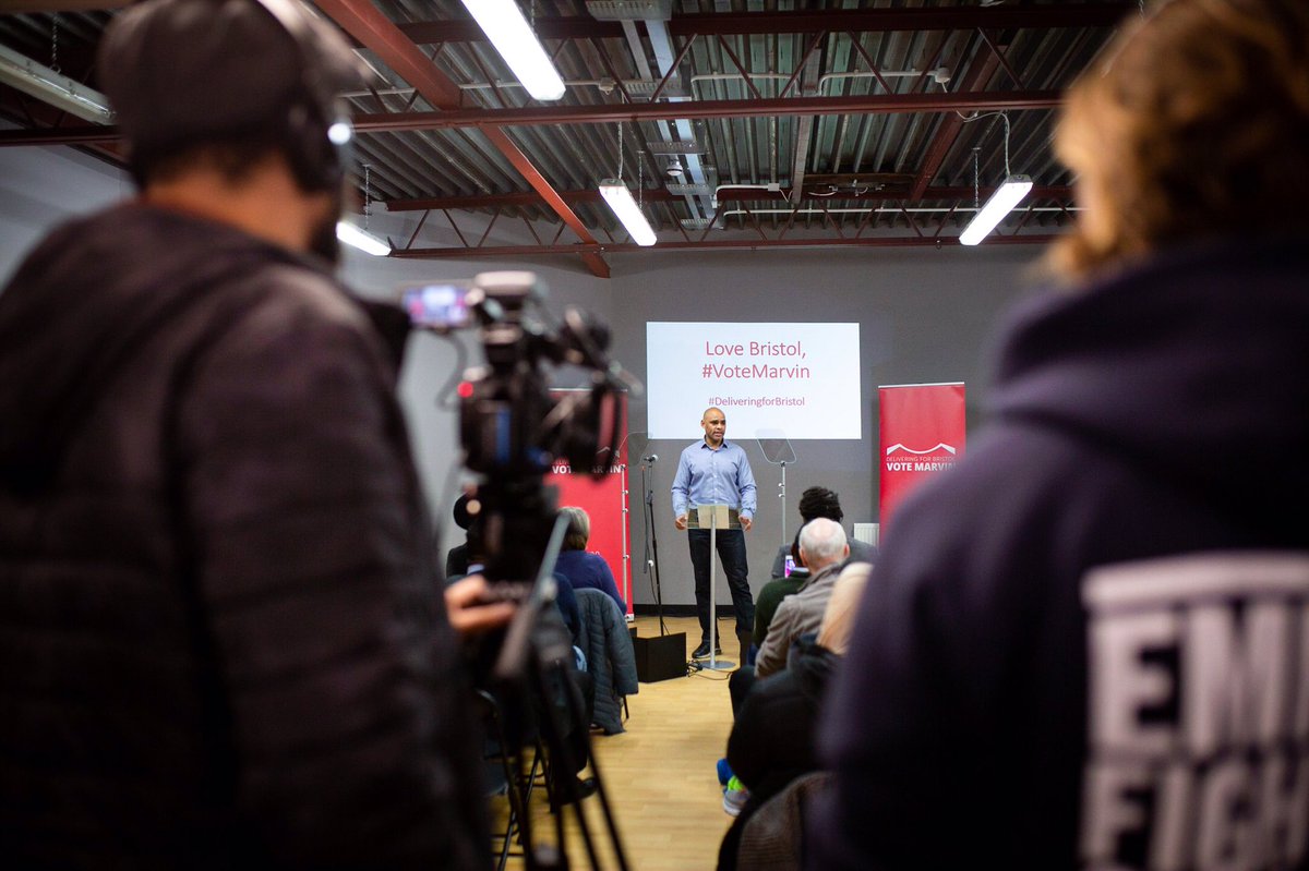 LisaMWhiting's tweet photo. Delighted to document @MarvinJRees campaign launch at @EmpireFightingC yesterday

#votemarvin #lovebristol https://t.co/4wpol3C2PM
