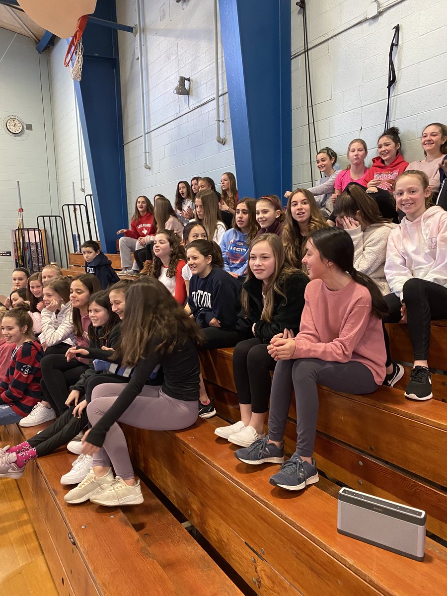 FarrellKara's tweet photo. Students versus Teachers Volleyball #bmsed https://t.co/W7uuhsJEFO