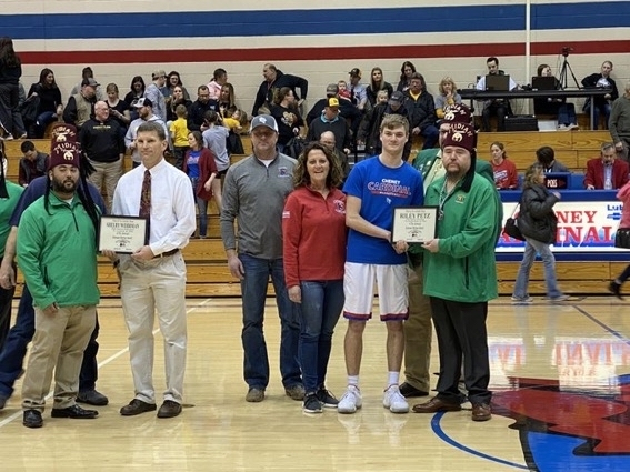 CheneyCardinals's tweet photo. Congratulations to Riley and Coach Wehrman on their Shrine Bowl selections! #GoCardinals https://t.co/k0rmbTnxoL