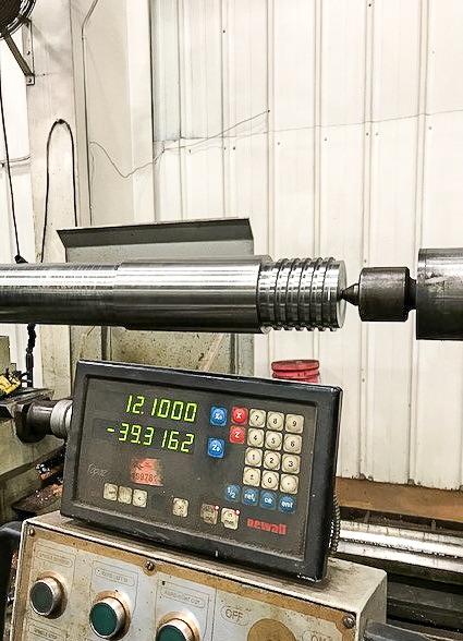 Magnetech_Inc's tweet photo. Special job out of our Massillon shop! Recent rebuild of a dredge pump with a new shaft with 6 1/2' left hand acme stub threads. https://t.co/Pz0Raw4QLl