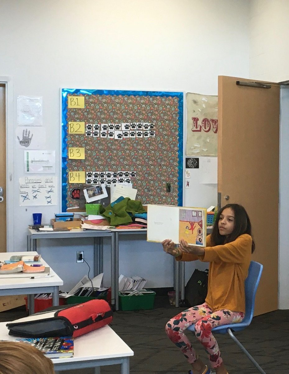 Every Friday Second Block students read a children’s book to each other. It’s a moment to remember the sweetness of listening to a story. It’s a special treat they chose! <a href="/avlms/">Asheville Middle School</a> #cougarpride #rottenralph