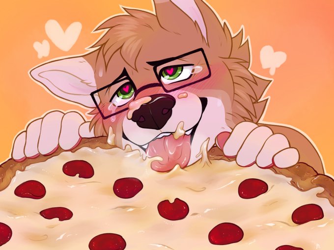 I am so happy I got to make the ahegao pizza meme BUT IN FURRY FORM 💕. 