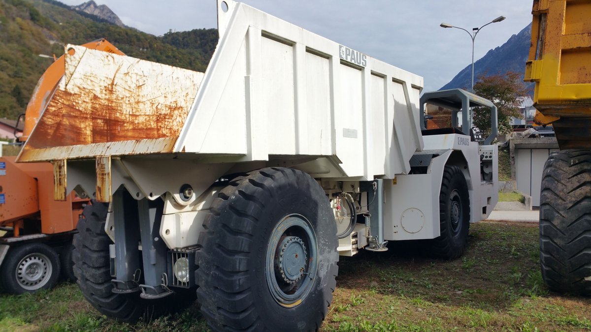 itogermany's tweet image. Bergbaumaschine mit 20 to Nutzlast zu verkaufen #Paus PMKT 10000 #Tunneldumper Farbe #weiß ito-germany.de/paus-pmkt-1000…  #baumaschine #Bergbau #tunneling #mining #minetruck #underground #peru #chile