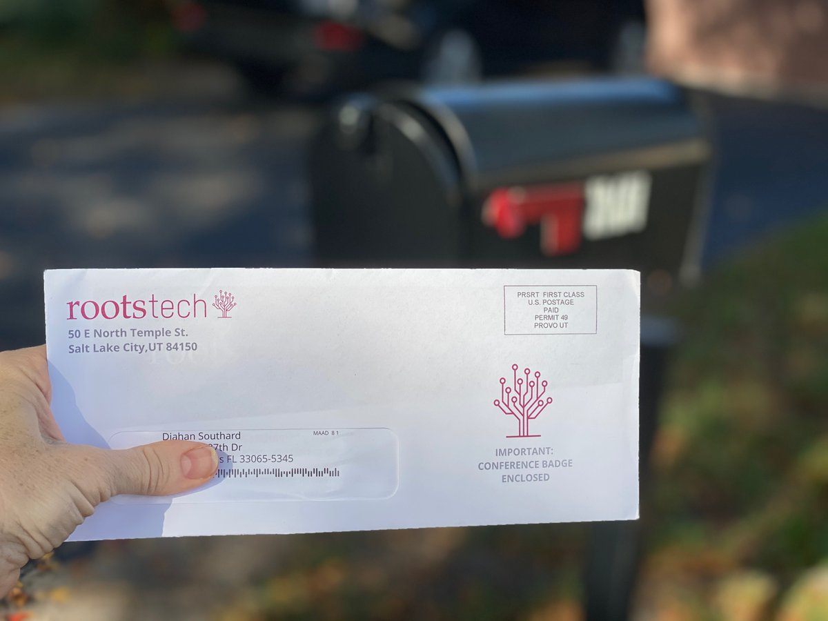 DNAdiahan's tweet image. My @RootsTechConf  pass arrived today! This means we’re getting closer to the beginning of a phenomenal conference that I am grateful to be a part of. Has your pass arrived yet? #RootsTech2020 #yourDNAguide