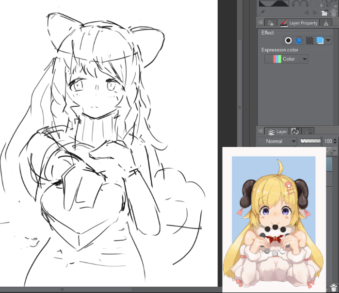 i'm streaming arknights art! come and join? https://t.co/dmqIX2OUNO 