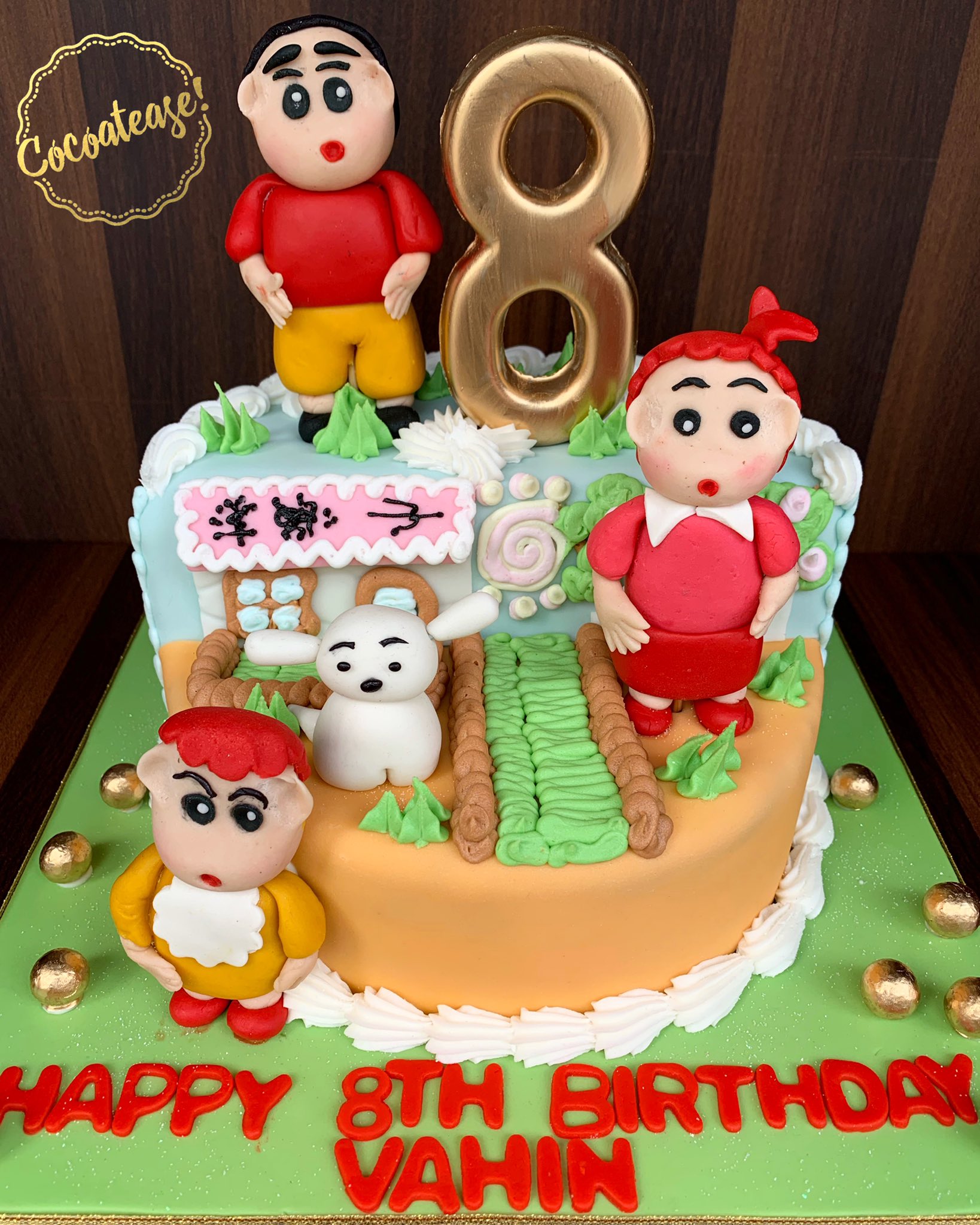 توییتر \ Cocoatease! در توییتر: «“Never make the same mistake twice. Make  it 5-6 times just to be sure.”😅😅😅One for all the Shinchan lovers! # shinchan #cartoon #instakids #belgian #chocolate #caramel #birthday #cake #