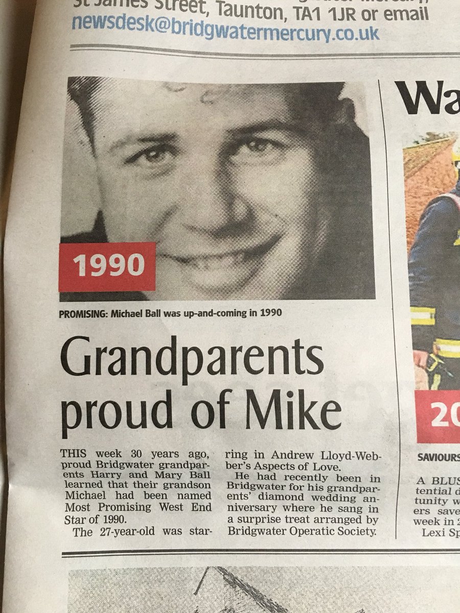 Nellybo0's tweet photo. @mrmichaelball found this in our local paper #Bridgwater https://t.co/WlESMN76qt