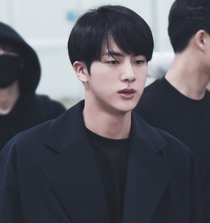 | thread |  Seokjin wearing black