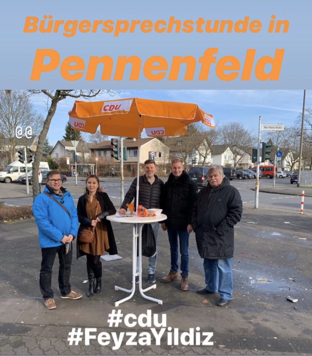Aktives Team bei der heutigen #bürger|sprechstunde #pennenfeld #badgodesberg #bonn #cdu , darunter Stadtratskandidatin #feyzayildiz sowie Detlef Kunde, Sebastian Schmitt und <a href="/RKrichel/">RAK - Roland Andreas Krichel</a> vom Stadtbezirksverband der CDU.