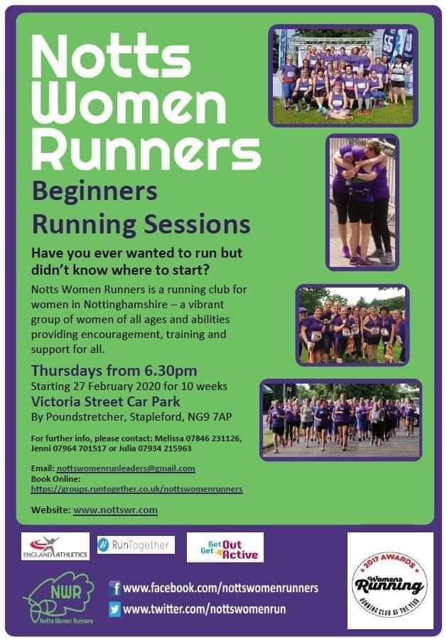 Nottswr's tweet image. Calling all Stapleford ladies! Have you ever wanted to run but don't know where to start? Then we can help! We have a new Beginners Running Group starting on 27 February and you can sign up using the link here - - &amp;gt; groups.runtogether.co.uk/NottsWomenRunn… #Nottingham