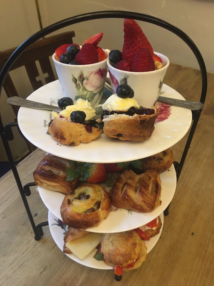 A delicious BeforeNoon Afternoon Tea just going out! 😋