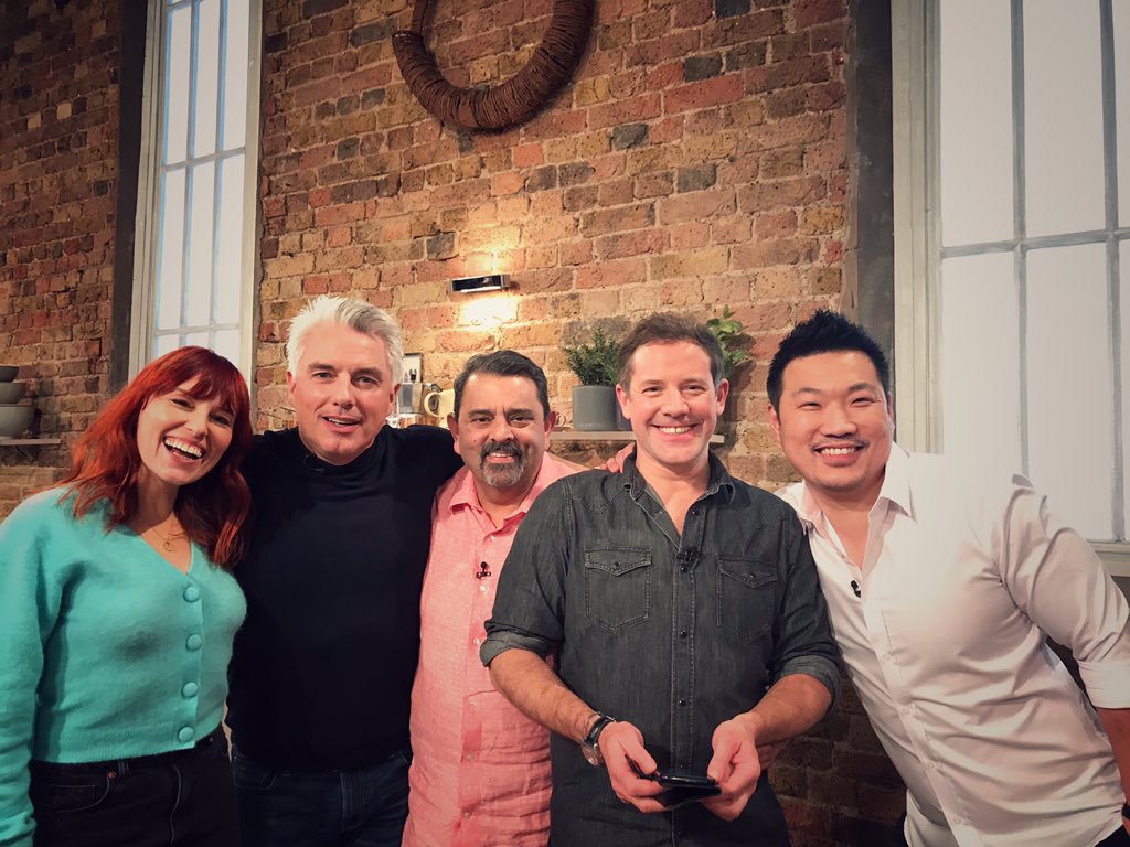 SaturdayKitchen's tweet image. What a fun show! A huge thanks to the thoroughly entertaining John Barrowman, Andrew Wong, Cyrus Todiwala, Jane Parkinson and of course Matt Tebbutt for steering the ship! 
 
Have a great weekend!

#SaturdayKitchen @JohnBarrowman @matt_tebbutt @ctodiwala @jane_parkinson @awongSW1