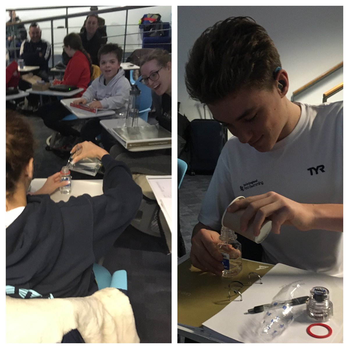 RBUK's tweet photo. Great Saturday morning presenting the education session as part of the @Swim_England Para-Swimming Talent Sport Science day #cleansport #mockdrugtest https://t.co/IRAEs0bcsO