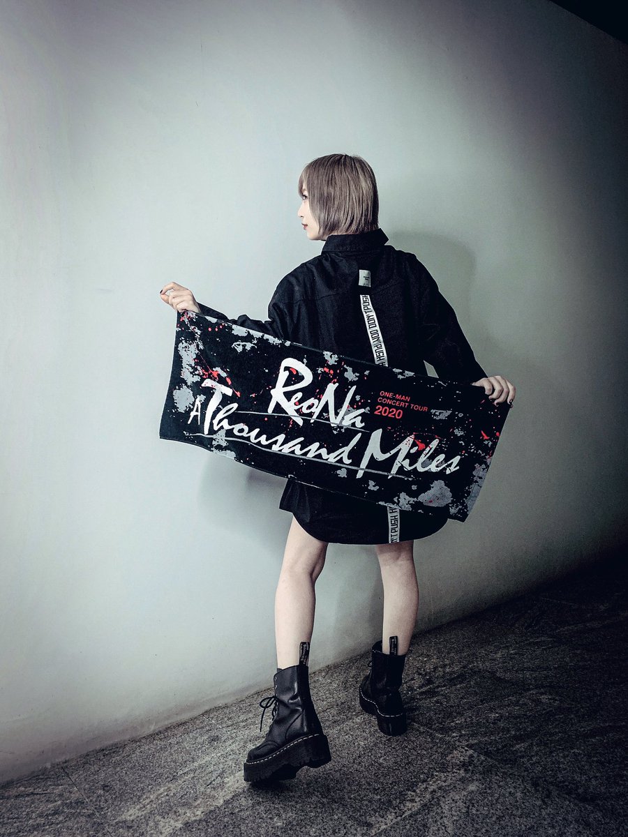 reona A Thousand Miles Tシャツ XL 黒 ReoNaStaff в X: „【GOODS PHOTO】 ・タオル ・Tシャツ <ReoNa