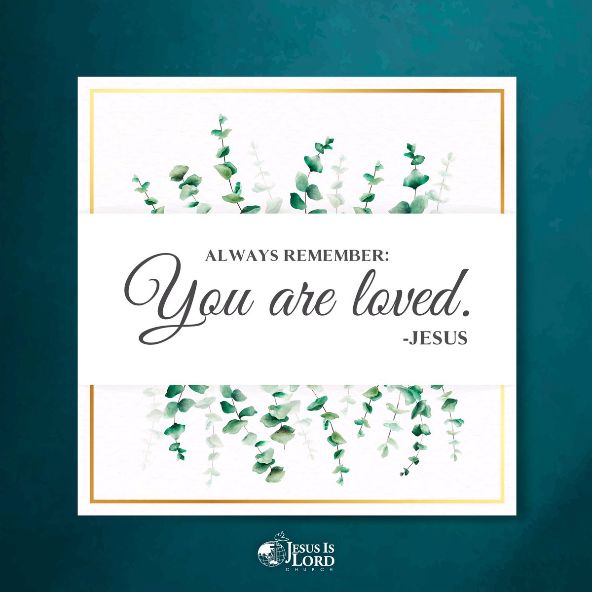 JILWorldwide's tweet photo. Feel the Lord’s loving embrace to you everyday.
#JIL #JILChurch #JesusIsLord #JILworldwide #Jesus #OneInChristsHeart #YouAreLoved #Embrace #FeelTheLove #AlwaysRemember https://t.co/kiXVxSDRtk