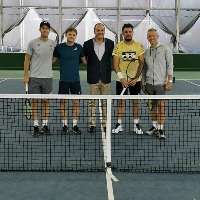 MCintersports (@mcintersports) on Twitter photo First level training in @tennispadelsoleil Tennis players <a href="/stanwawrinka85/">allezstan</a> and <a href="/david__goffin/">David Goffin</a> prepare their next <a href="/atptour/">ATP Tour</a> tournament with coaches @swedennorman and
<a href="/tompatennis/">Thomas Johansson</a> The CEO of @mcinternationalsports Fabrice Pastor shared a few moments with the… ift.tt/39CP9Et First level training in @tennispadelsoleil Tennis players <a href="/stanwawrinka85/">allezstan</a> and <a href="/david__goffin/">David Goffin</a> prepare their next <a href="/atptour/">ATP Tour</a> tournament with coaches @swedennorman and
<a href="/tompatennis/">Thomas Johansson</a> The CEO of @mcinternationalsports Fabrice Pastor shared a few moments with the… ift.tt/39CP9Et